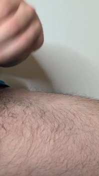 Uncut Solo Session with Cockring, Masturbator, and Explosive Cumshot