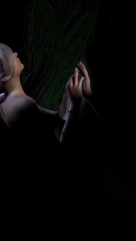 Two sexy Elves put on an Erotic Lesbian Show