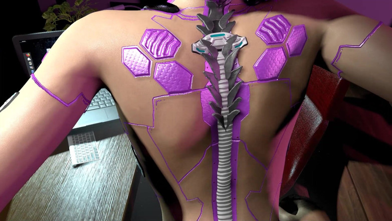 Wraith ward: オフィスでホットなロボットガールとセックス