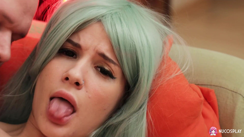 Nu Cosplay: Mic hentai hottie Sofa Weber adoră analul