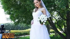 Bakış açısı - düğün gününde gelini Jayla de Angelis olmak için sikiyor