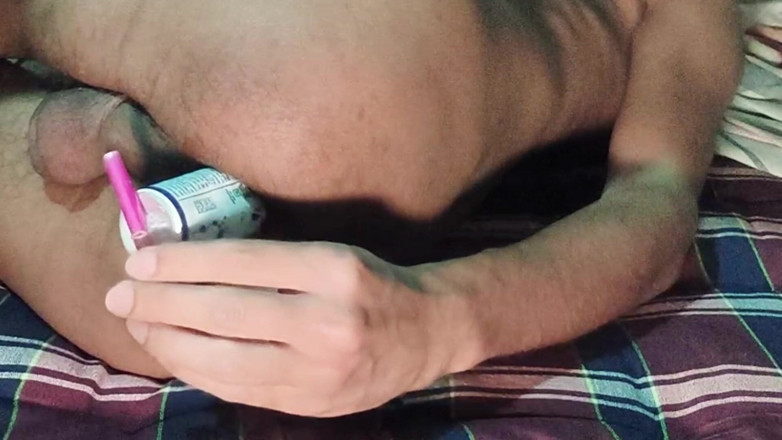 Ahpanal: Ev yapımı dildo ile eşcinsel büyük göt deliği