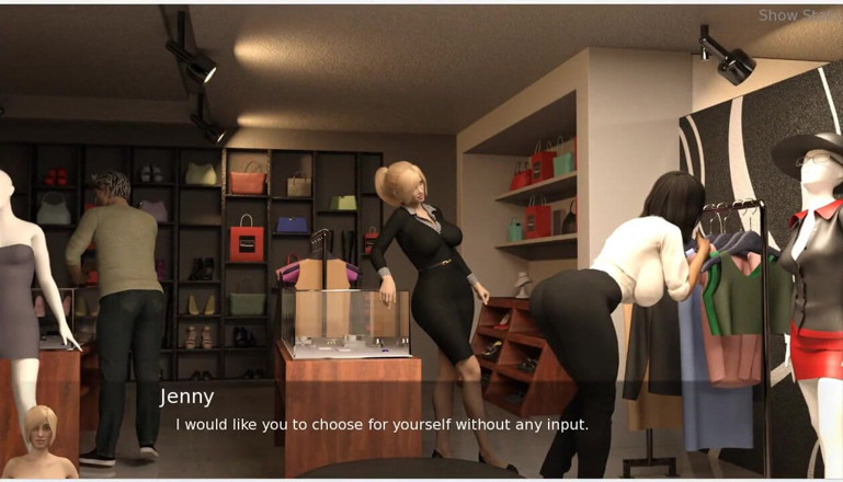 XXX Games Bunk: Project Hotwife - gameplay - man neukt vrouw op zijn hondjes en...