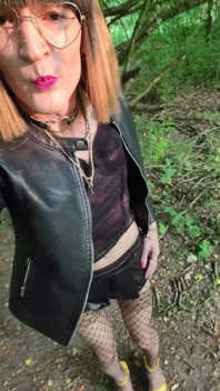 Whore's Fantasme, a Transvestite Slut Walks Around in a Cum Dump. Public Exhibition [june] Cumslut Vanessabitchx