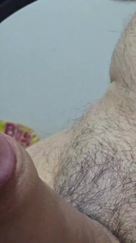 Nice Handjob with Big Cock Near the Cam and Nice Leaky Cumshot