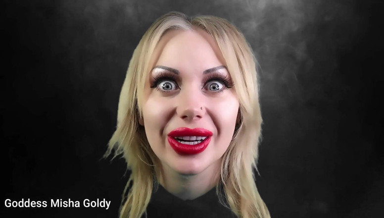 Goddess Misha Goldy: Здай тест на інструкції з дрочки, щоб служити богині!
