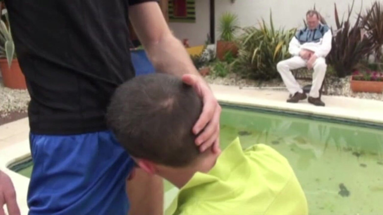 Crunch Boy: Perverrt papai anal para sessão pornô de twink