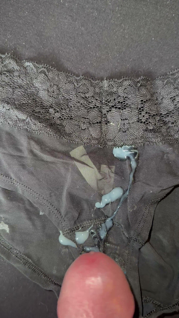 CumDaily: Cum on Wife’s Panties 26