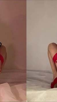 Sissy Stacy Hard Anal Play with Huge Pink Toy After Pump Her Ass