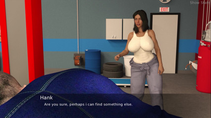Porny Games: Project hot wife - Outra maneira de compensar o mecânico 13