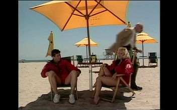 Wonderful Young Lifeguard with Hairy Pussy Fucked and Cumshot on Beautiful Tits