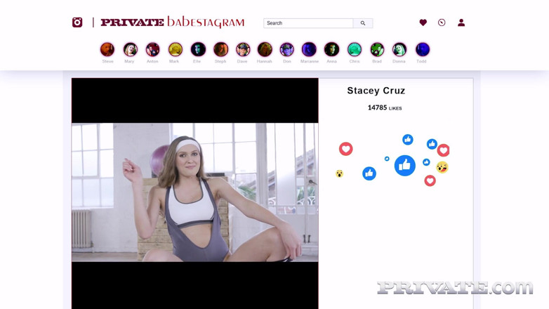 Private.com: Social media Stacy Cruz sucks off her man before hopping...