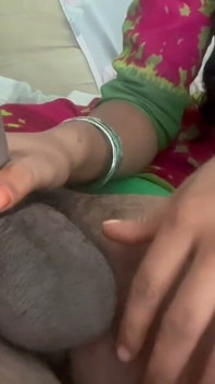 My GF Doing Handjob