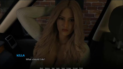 Visual Novels: WVM yıldız üniversite bölüm 125 - arabada orta yaşlı seksi kadınla seks