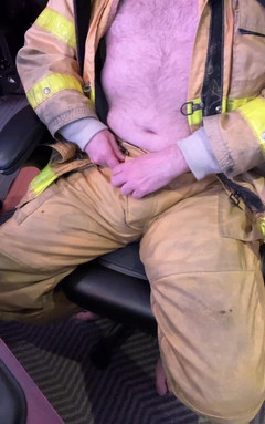charli: Bunker Gear Cum-2