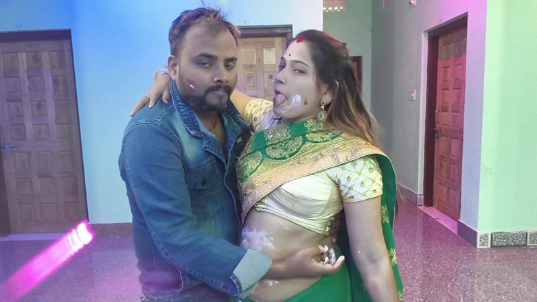 Sona bhabhi: Ano novo - hora de celebração bhabhi fodendo duro com seu...