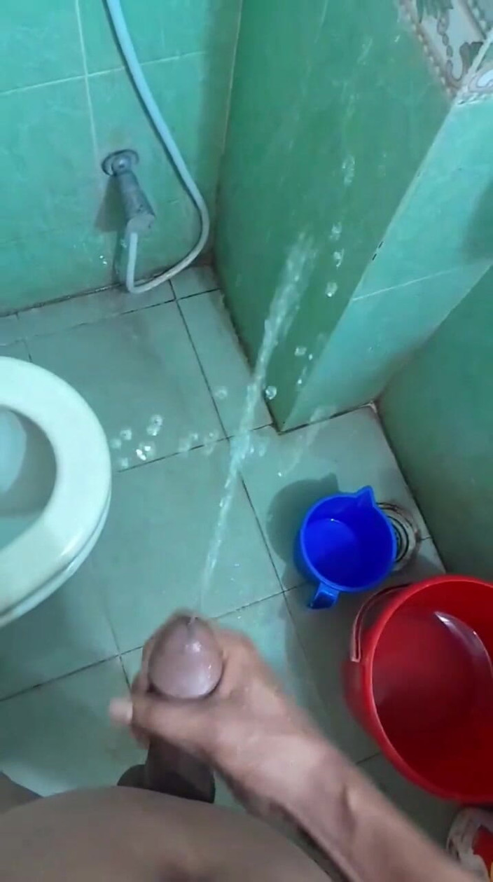 Sabbir khan: Bengali Boy's Solo Masturbation in the Bathroom
