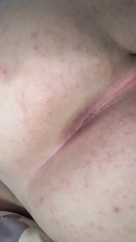 Big-assed Femboy Squeezing His Ass