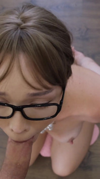 Cummed in a Sexy Teacher's Mouth