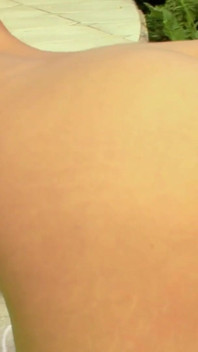 Single girl fingering - Outdoor