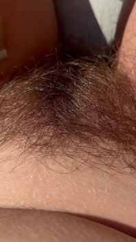 Trimming My Bush and Leg Hair Closeup