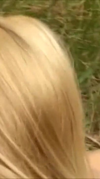 Moans while two cocks in the 'open fuck her pussy