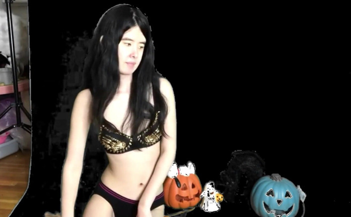 Porno angels: Halloween, jogo de abóbora estrelando Alexandria Wu