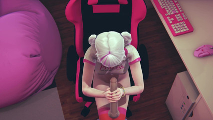 Waifu club 3D: Hráčská dívka se poprvé dotýká skutečného ptáka