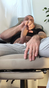 POV Big Cock Daddy's Shows Oiled Uncut Dick