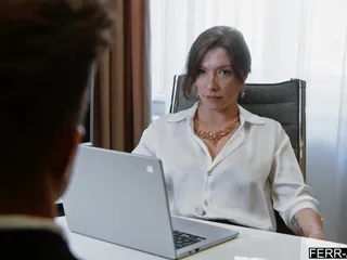 Lesbian Accountant Discovers She Loves Sucking Dick Gets Creampied - Sata Jones, Matthew Meier