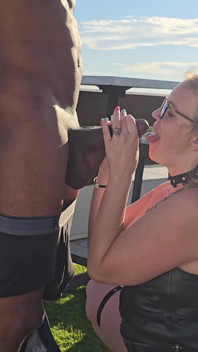 A Cuckolded Husband Invites a BBC to Fuck His Wife in Front of His Eyes.
