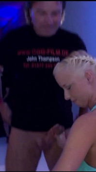Blonde Girl Has Gangbang for the First Time