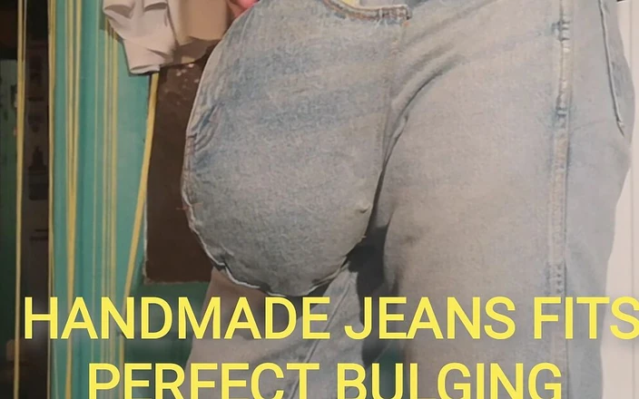 Monster_Meat_: Huge jeans bulging in a handmade fashion from philmore