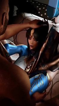 Kráska Feng Qing Er Fuck the Monk - 3D animace Hentai