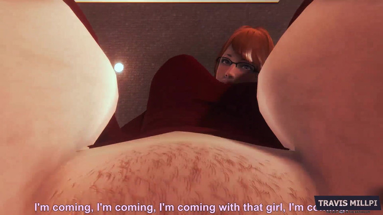 TravisMillpi: 빨간 머리 의붓여친과 갈색 머리 새엄마와 쓰리섬