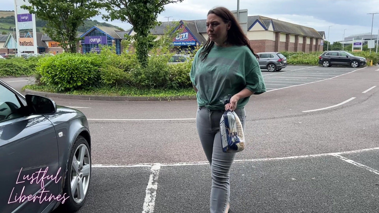 Lustful Libertines: Car Park Public Pee Desperation - Omorashi