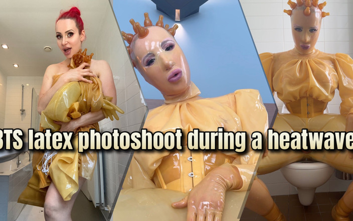 Miss_Fetilicious: Bts Latex Photoshoot During a Heatwave