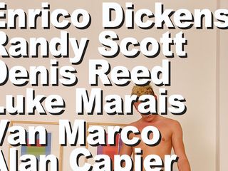 Picticon gay & male: Alan Capier &amp; Denis Reed &amp;Enrico Dickens &amp;Luke Marais &amp;Randy Scott &amp;Van Marco șase pederaști suge...