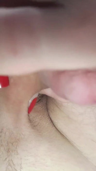 Red Nails Handjob & Footjob