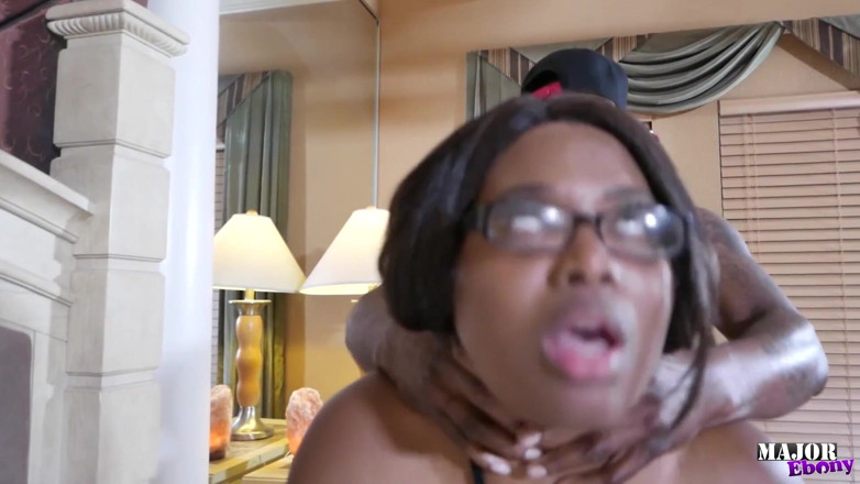 Major Ebony: Rome Major Sneaks Into Thick Ebony Girls Bedroom to Fill...