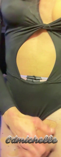 Cdmichelle Wearng Sexy Bodysuite