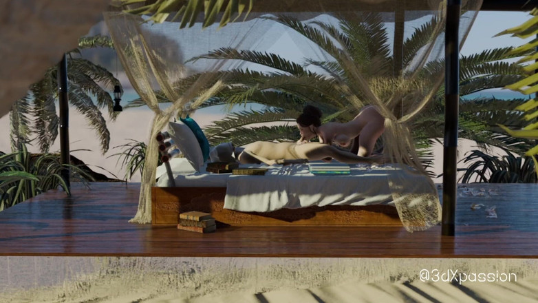 3dxpassion: VR Nexus-3 Oasis - Bystig Måne Suger Kuk, Doggy Style Jävla...