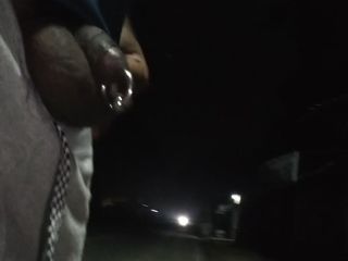 Indian Pierced Dick (Lionman): भारतीय छेदा हुआ लंड सड़क पर अकेले झटका