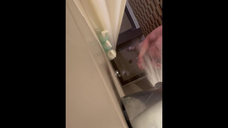 Chase Dixon Butz: Showing off in the Shower Room