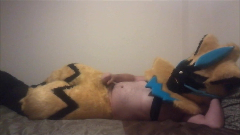 Rokkuman: Cosplay Zeraora szarpanie latino chilijska masturbacja spust