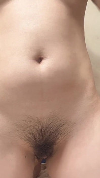 Petite Hana in a Dress That Reveals Her Tiny Hairy Vagina