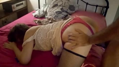 Sexy O2: 1251 - 法国素人，后入式啪啪，缎面内衣，穿衣服性爱，口交 ...