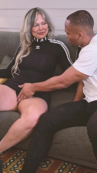 A Mature Blonde I Followed on the Street Drained Me Dry at Her House - Brandon Cruz & Monique Fuentes