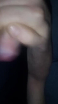 Lars Damberger Masturbating in a Black Shiny Swimsuit
