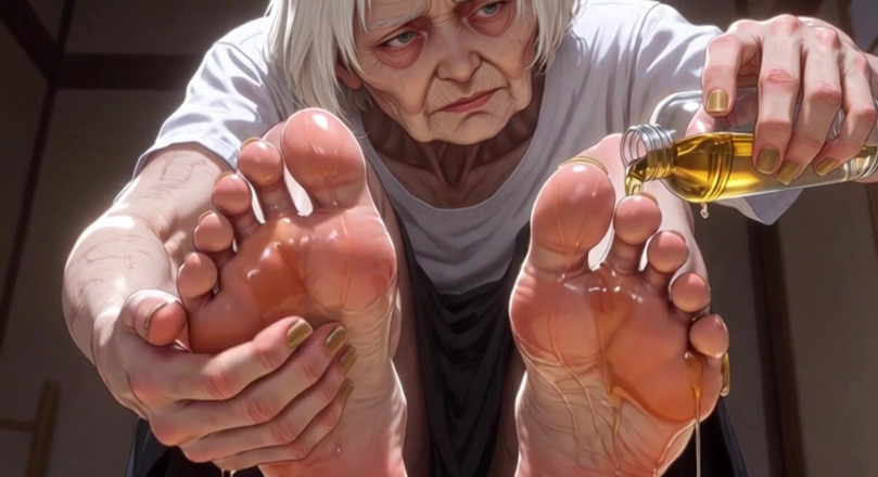 YOUR BEST FANTASY: ยายวัย 87 ปีนวดน้ํามันเท้าเย้ายวน - เท้าสวยและเล็บ